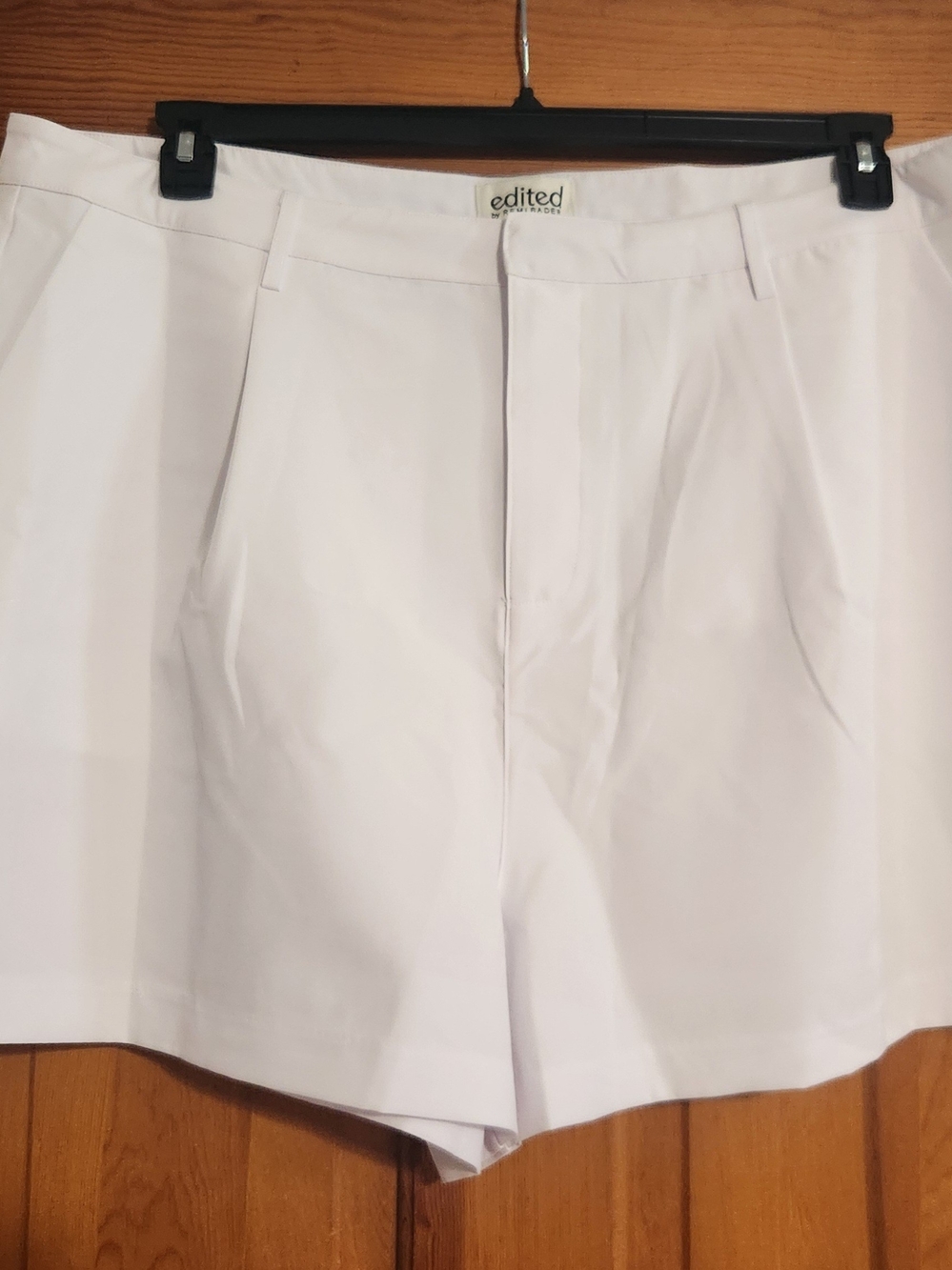 Edited White Women's Tailored Bermuda Shorts